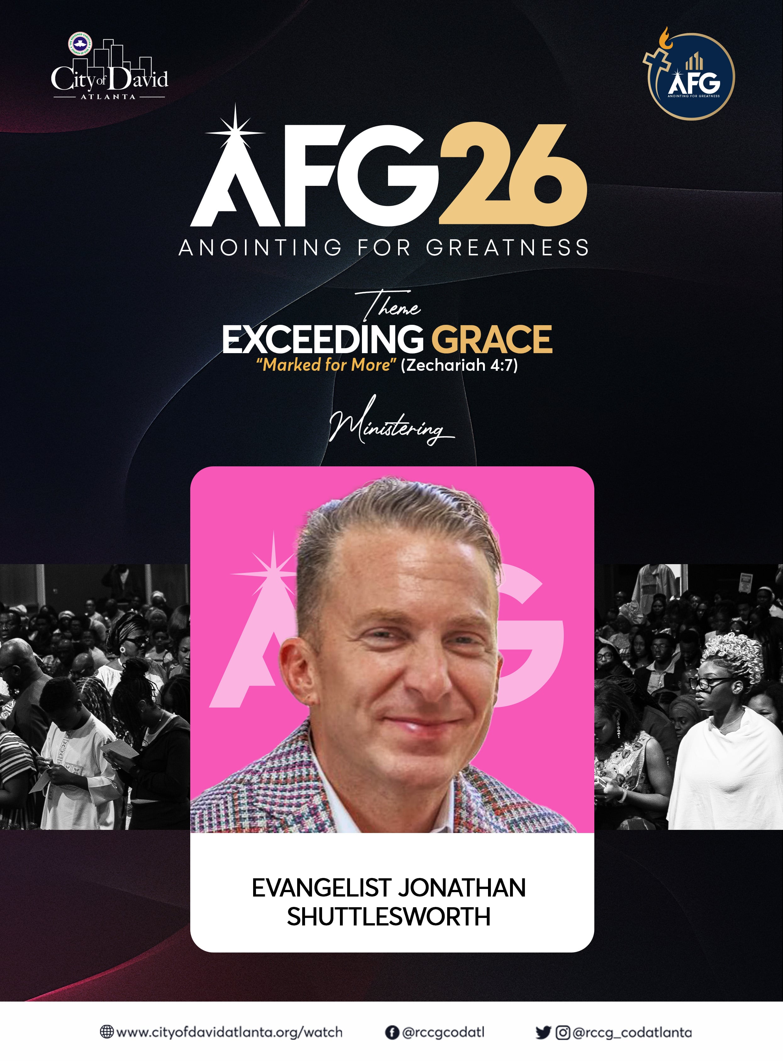 AFG 26 featured minister — Evangelist Jonathan Shuttlesworth