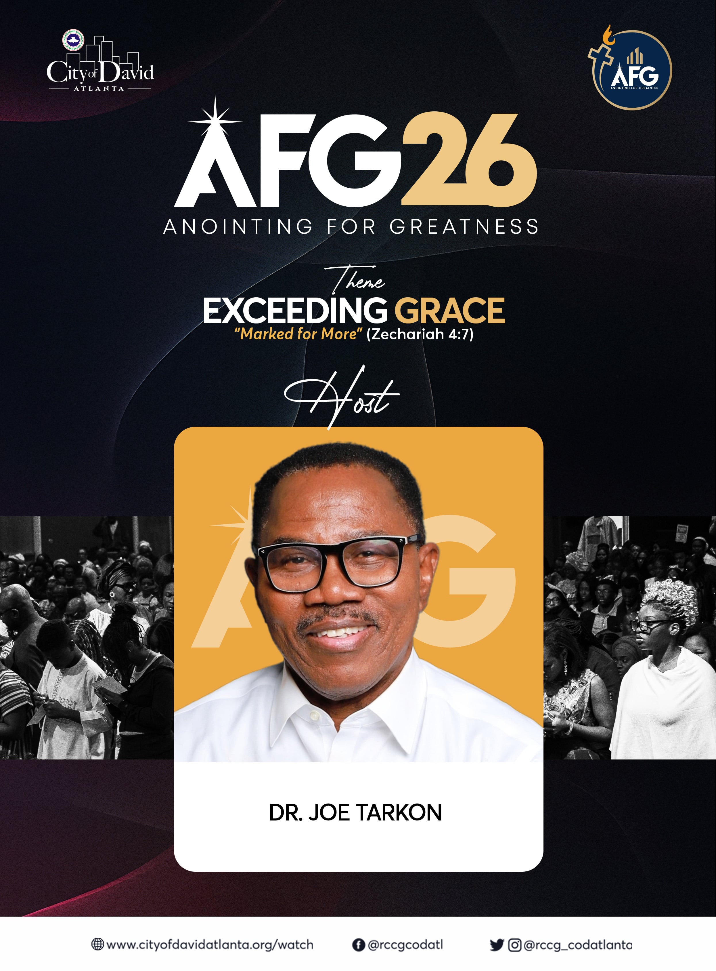 AFG 26 featured minister — Dr. Joe Tarkon, Host
