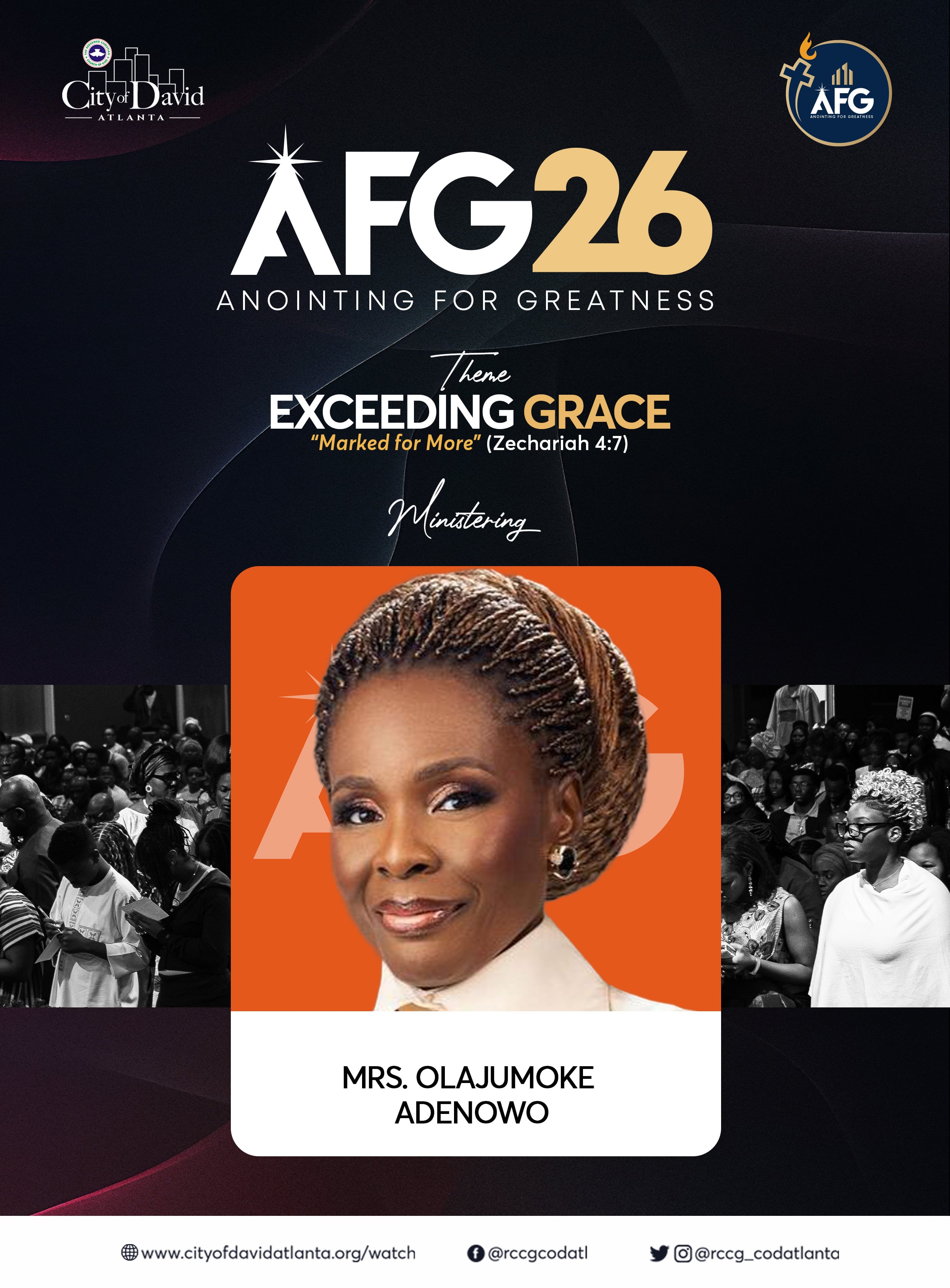 AFG 26 featured minister — Mrs. Olajumoke Adenowo
